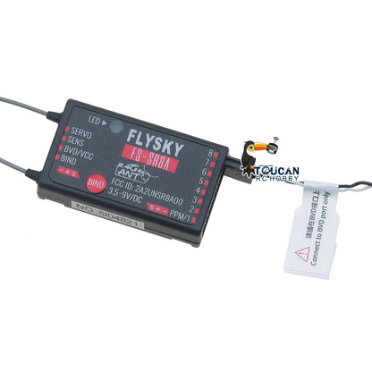 TOUCAN RC HOBBY FLYSKY FS-SR8 12CH 2.4G ANT 8CH Receiver for FS-ST8 Radio Transmitter RC Airplane Car Boat DIY Part Accessories