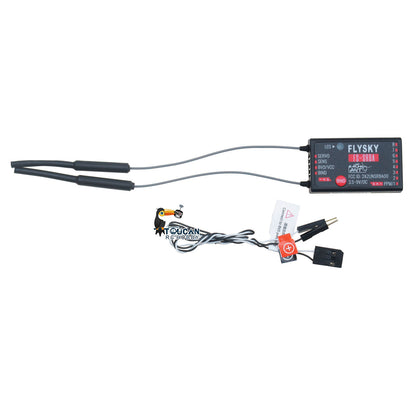 TOUCAN RC HOBBY FLYSKY FS-SR8 12CH 2.4G ANT 8CH Receiver for FS-ST8 Radio Transmitter RC Airplane Car Boat DIY Part Accessories