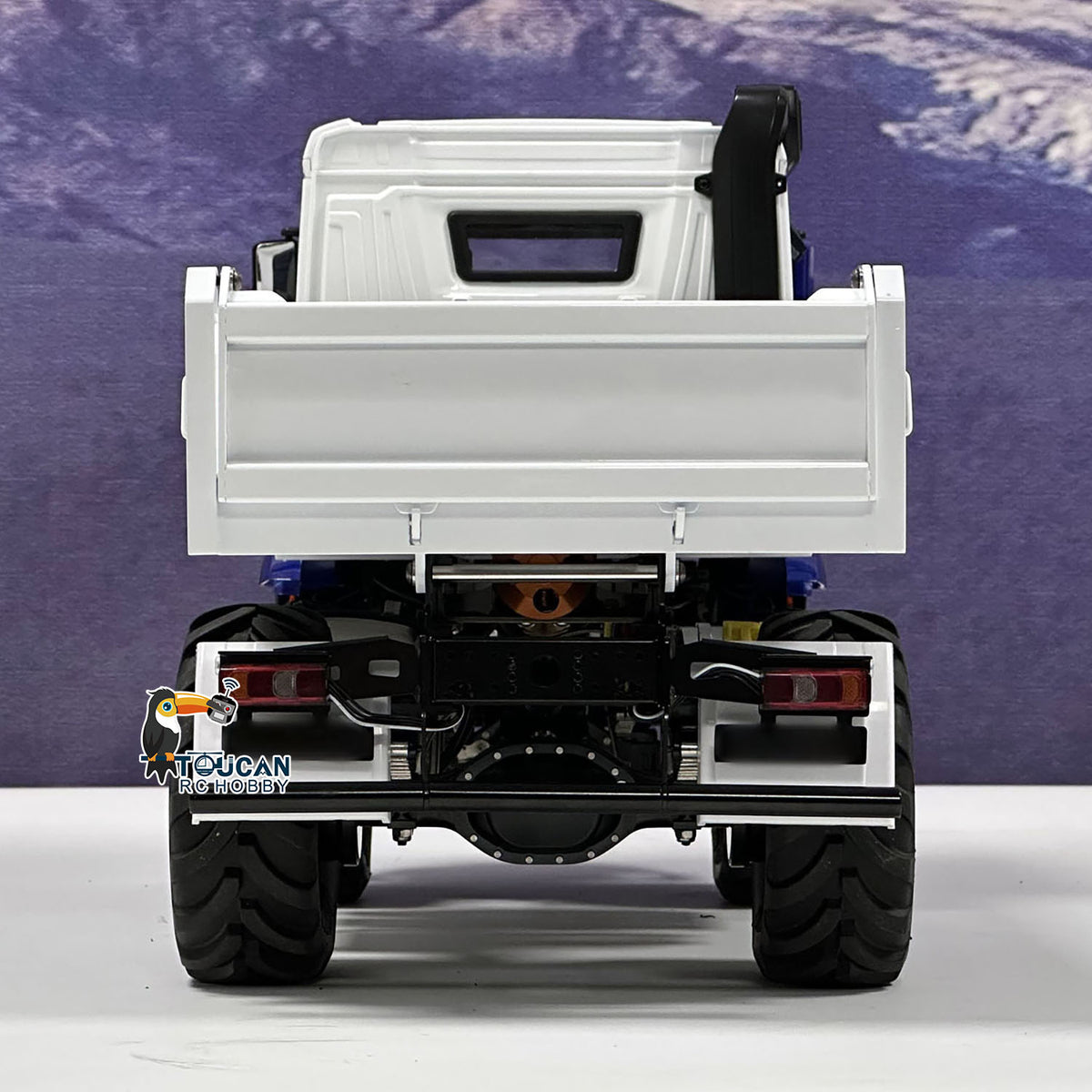 TOUCAN RC HOBBY 3363 MODO 1/14 4x4 Metal Remote Control Hydraulic Dumper 2Speed Gearbox Differential Locks RC Tipper Model ST8 Radio Light Sound