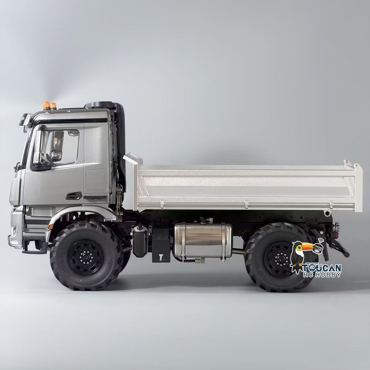TOUCAN RC HOBBY 3363 MODO 1/14 4x4 Metal Remote Control Hydraulic Dumper 2Speed Gearbox Differential Locks RC Tipper Model ST8 Radio Light Sound