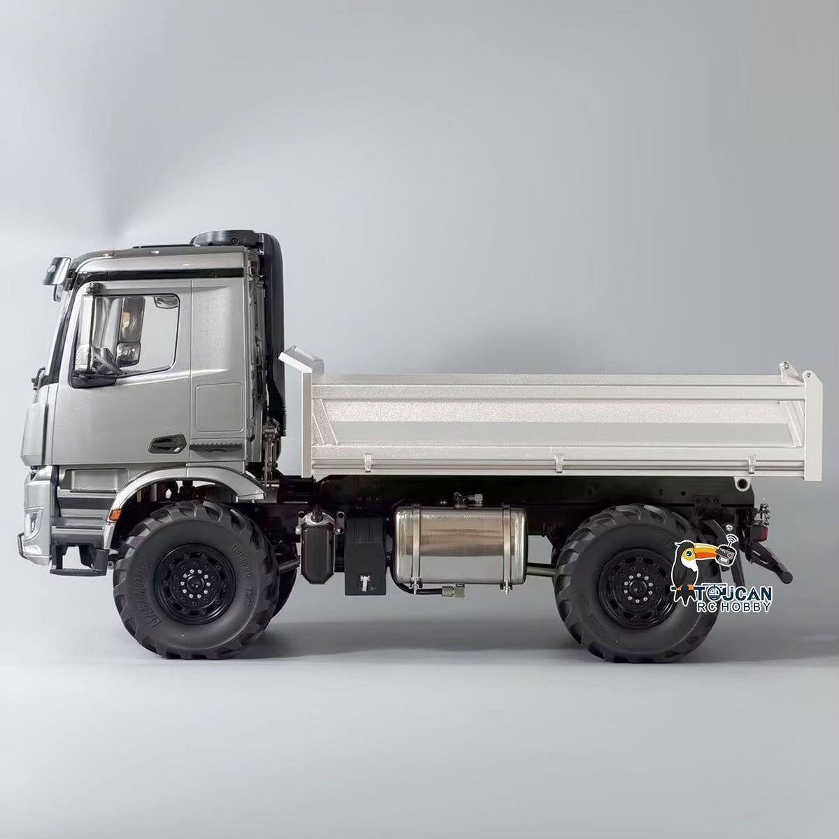 TOUCAN RC HOBBY 3363 MODO 1/14 4x4 Metal Remote Control Hydraulic Dumper 2Speed Gearbox Differential Locks RC Tipper Model ST8 Radio Light Sound