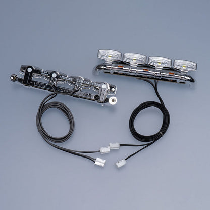 1/14 Plastic Front Face 5V Spotlight for DIY Tamiya SC 770S Remote Control Tractor Truck 56368 56371 RC Lorry Car Model Parts