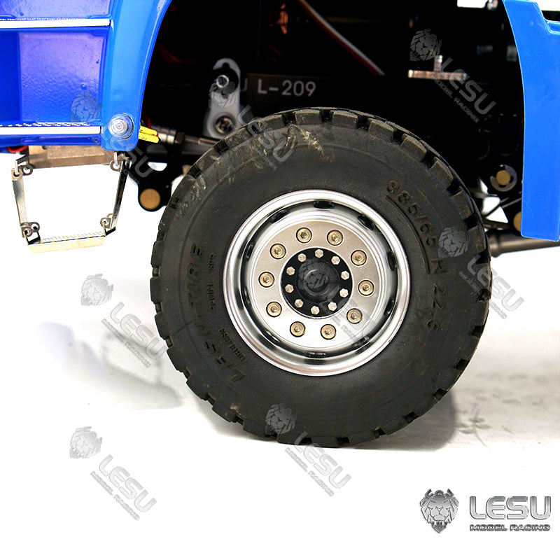 LESU 1/14 Metal 3 Ways RC Dumper Truck Model 3Speed Transmission Sound Light System Scale Vehicle for Engineering Vehicle Enthusiast