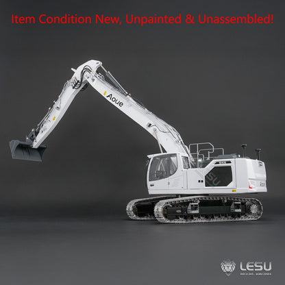 LESU AOUE LR945 KIT Unit 1/14 RC Hydraulic Long-reach Excavator CNC Extended Arm Digger Model Light 7CH Valve 4MPa Pump LCD