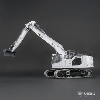 LESU AOUE LR945 1/14 RC Long-reach Hydraulic Excavator CNC Extended Arm Radio Control Digger Model Light 7CH Valve 4MPa Pump