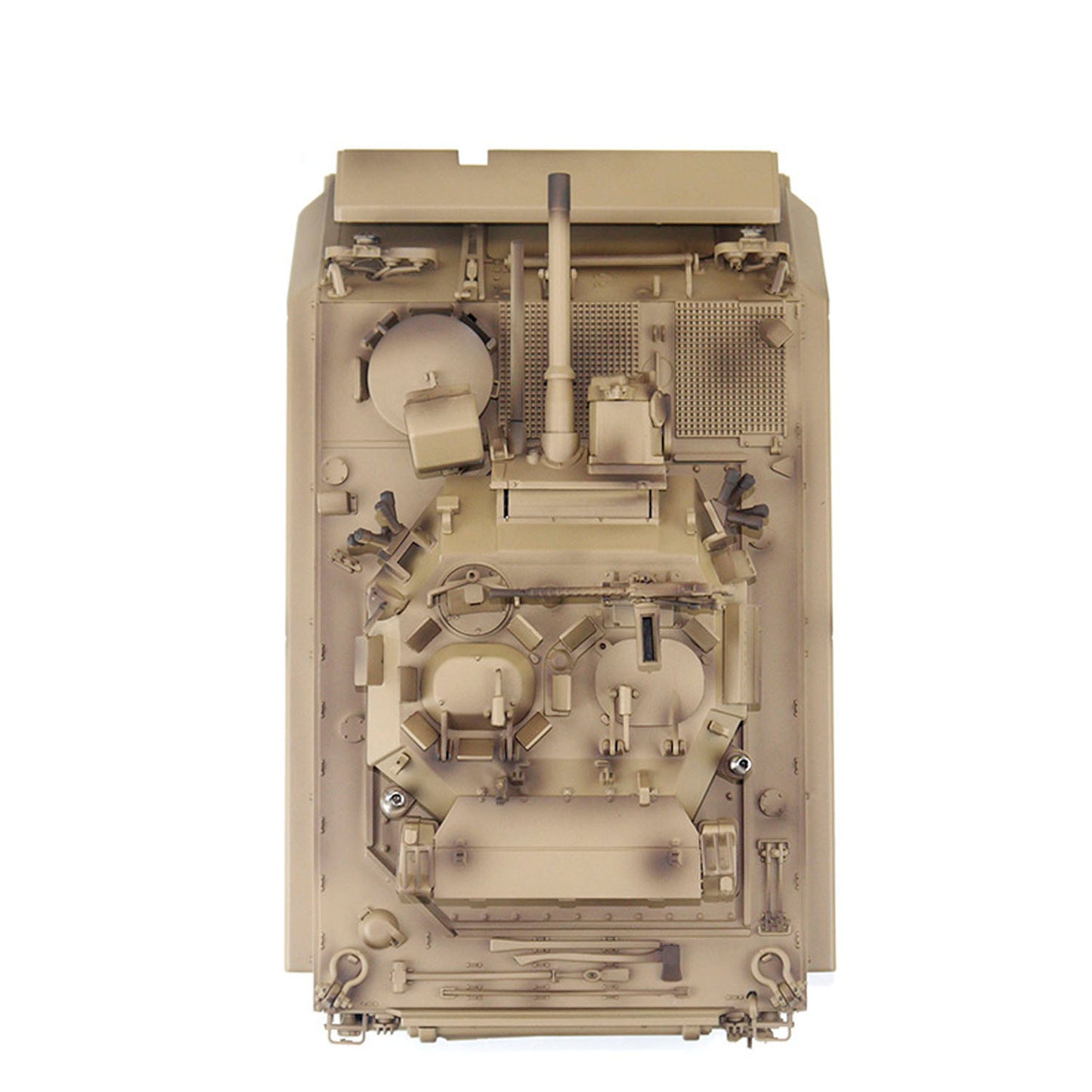 1/16 Tongde Remote Control Tank M2412-A M113A1 MRV Infrared Barrel Recoil Fire Flashing 320 Turret Rotation Metal Drive Gearbox