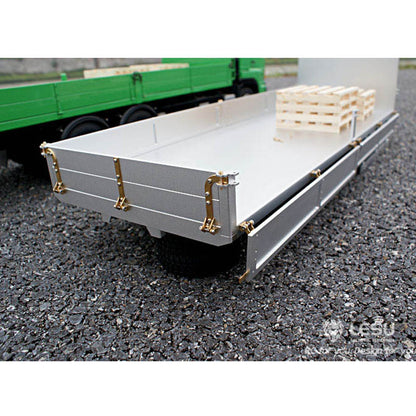 TOUCAN RC HOBBY LESU 560MM Metal Flat Cargo Bucket Hopper for DIY700 6x4 1/14 TAMIIYA Remote Control Tractor Truck Lorry