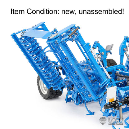 K500 Metal Seedbed Pre-sowing Soil Preparation Machine Planter KIT for LESU 1/14 RC Hydraulic Agricultural Car Tractor AOUE 1050