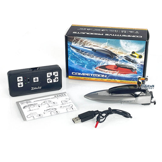 TOUCAN 2.4 G RC Rowing Skiff Radio Control Electric Boat Hover Twin Propellers Indoor Outdoor RTR Mini Toy Model 14*4*3.8cm