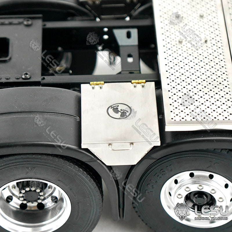 LESU 1/14 Metal 6x6/8x8 Chassis with 2 Speed Transmission for TAMIYA FH16 RC Tractor Truck Suitable to Modification Enthusiasts