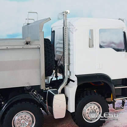 LESU 1/14 Metal TGS 8*8 Dumper Truck Construction Vehicle DIY Model with Light and Sound System Motor ESC Servo