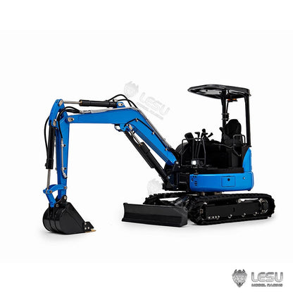 Mini LESU 1/14 RC Hydraulic Excavator PC30 Metal Radio Controlled Digger Model Frsky X14 Radio Upgrade Sound System Battery