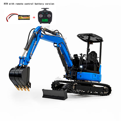 LESU PC30 1/14 Metal RC Hydraulic Excavator B0003 RTR 6CH Reversing Valve Mini Digger Brushless Rotary Drive Motor FlySky ST8 Controller Light System