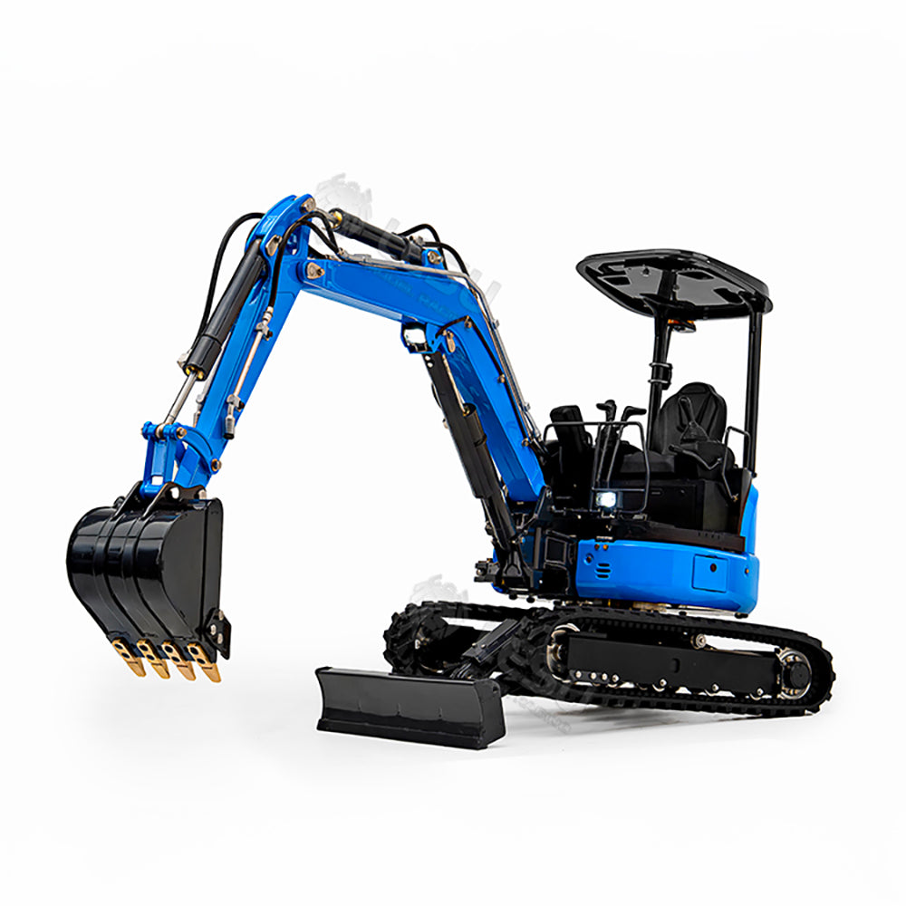 LESU PC30 1/14 Metal RC Hydraulic Excavator B0003 KIT/PNP Mini Digger 6CH Reversing Valve System Brushless Motor Lighting for Hobby Collectors