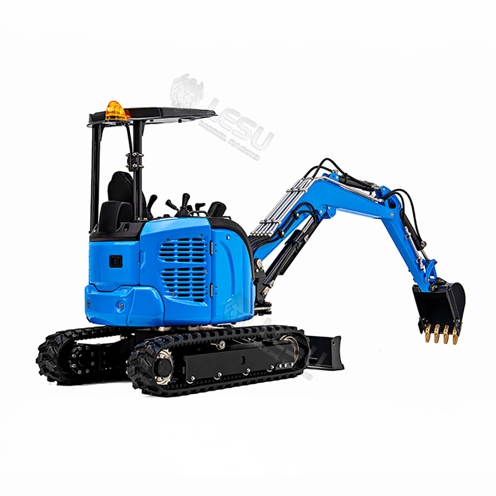 LESU PC30 1/14 Metal RC Hydraulic Excavator B0003 KIT/PNP Mini Digger 6CH Reversing Valve System Brushless Motor Lighting for Hobby Collectors