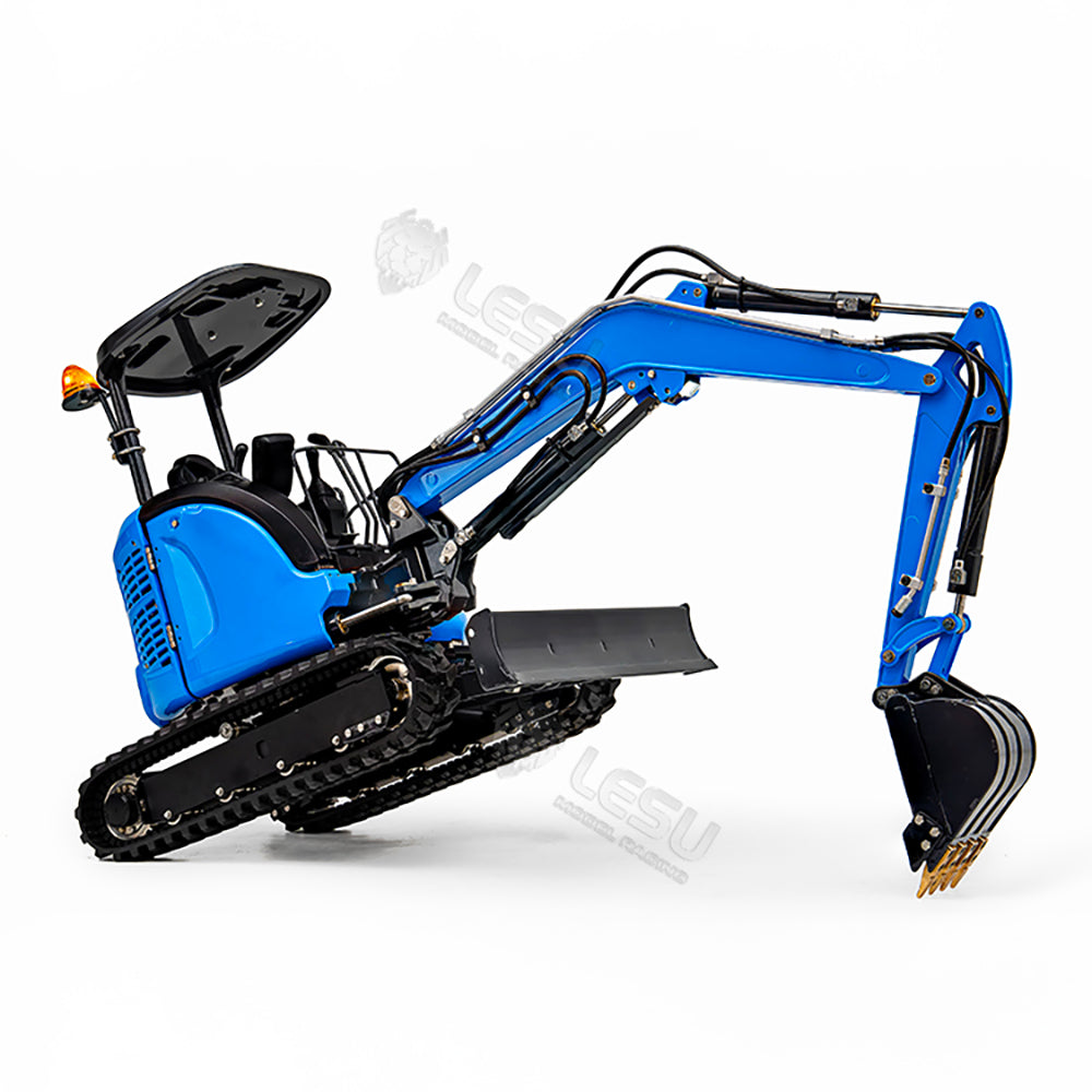 LESU PC30 1/14 Metal RC Hydraulic Excavator B0003 KIT/PNP Mini Digger 6CH Reversing Valve System Brushless Motor Lighting for Hobby Collectors