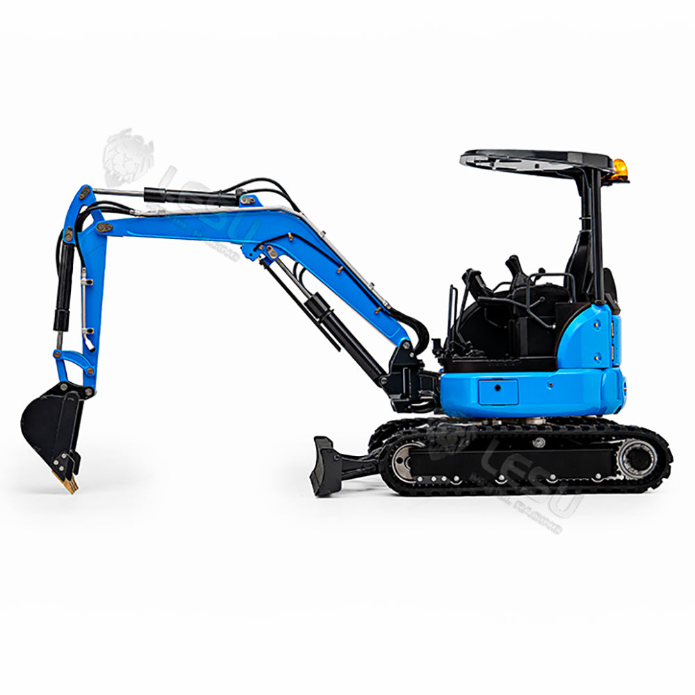 LESU PC30 1/14 Metal RC Hydraulic Excavator B0003 KIT/PNP Mini Digger 6CH Reversing Valve System Brushless Motor Lighting for Hobby Collectors