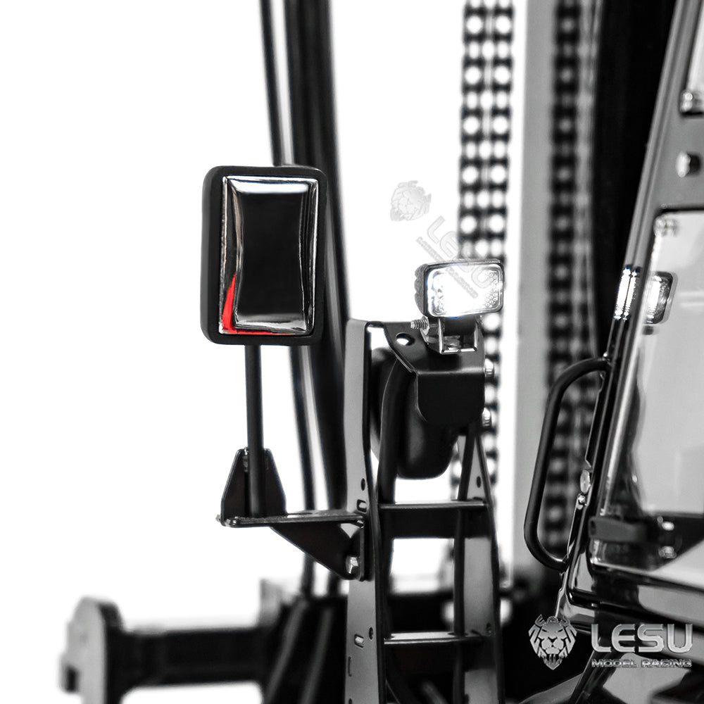 LESU AOUE LD160S 1/14 Metal Hydraulic RC Forklift with CNC shell 6 Ways Reversing Valve Towing Hook Sound Light System
