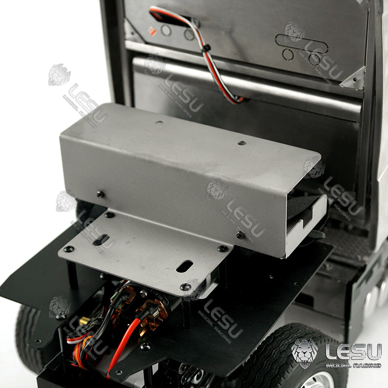 LESU 1/14 Metal 6x6/8x8 Chassis with 2 Speed Transmission for TAMIYA FH16 RC Tractor Truck Suitable to Modification Enthusiasts