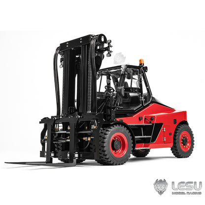 LESU AOUE LD160S 1/14 Metal Hydraulic RC Forklift with CNC shell 6 Ways Reversing Valve Towing Hook Sound Light System