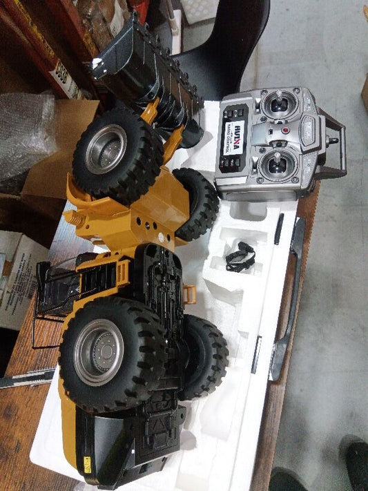 TOUCAN RC HOBBY Fast Free Shipping Second Hand US Stock HUINA 1/14 1583 Electric Lifting RC Loader Lights Sound for Construction Vehicle Enthusiast