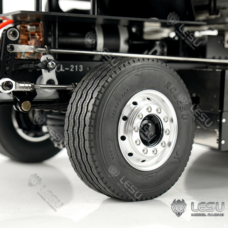 LESU 1/14 Metal 6x6/8x8 Chassis with 2 Speed Transmission for TAMIYA FH16 RC Tractor Truck Suitable to Modification Enthusiasts