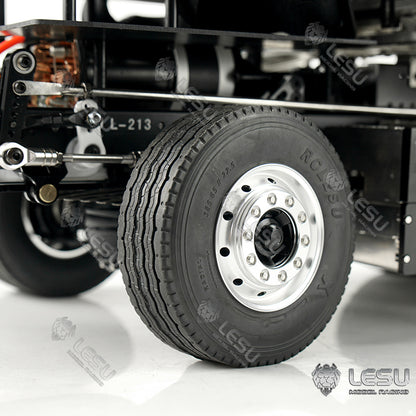 LESU 1/14 Metal 6x6/8x8 Chassis with 2 Speed Transmission for TAMIYA FH16 RC Tractor Truck Suitable to Modification Enthusiasts
