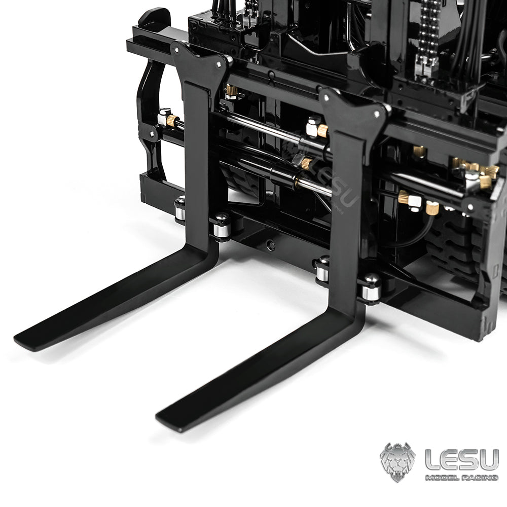 LESU AOUE LD160S 1/14 Metal Hydraulic RC Forklift with CNC shell 6 Ways Reversing Valve Towing Hook Sound Light System