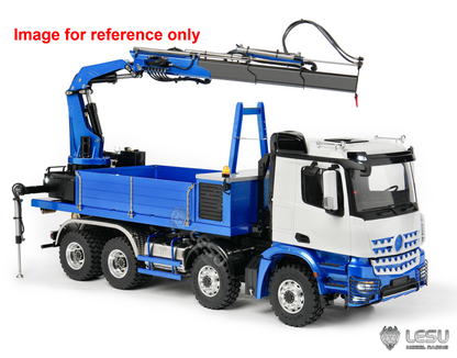 TOUCAN RC HOBBY LESU Z0108 1/14 RC Hydraulic Roll On off Dumper Truck Crane Unassembled Plastic Cabin Metal 8x8 Chassis Tipper Axles Lock 2+7CH Valve