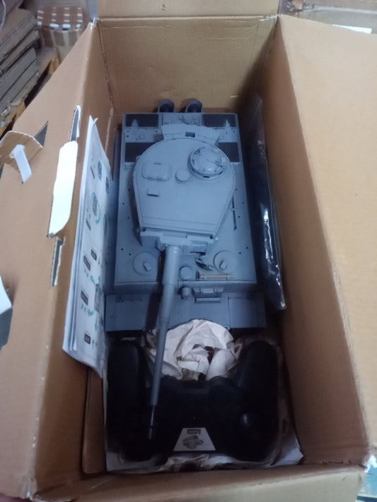 Second Hand US STOCK Taigen 1/24 RC Battle Tank Tiger I Remote Control Military Tanks Infrared Combat