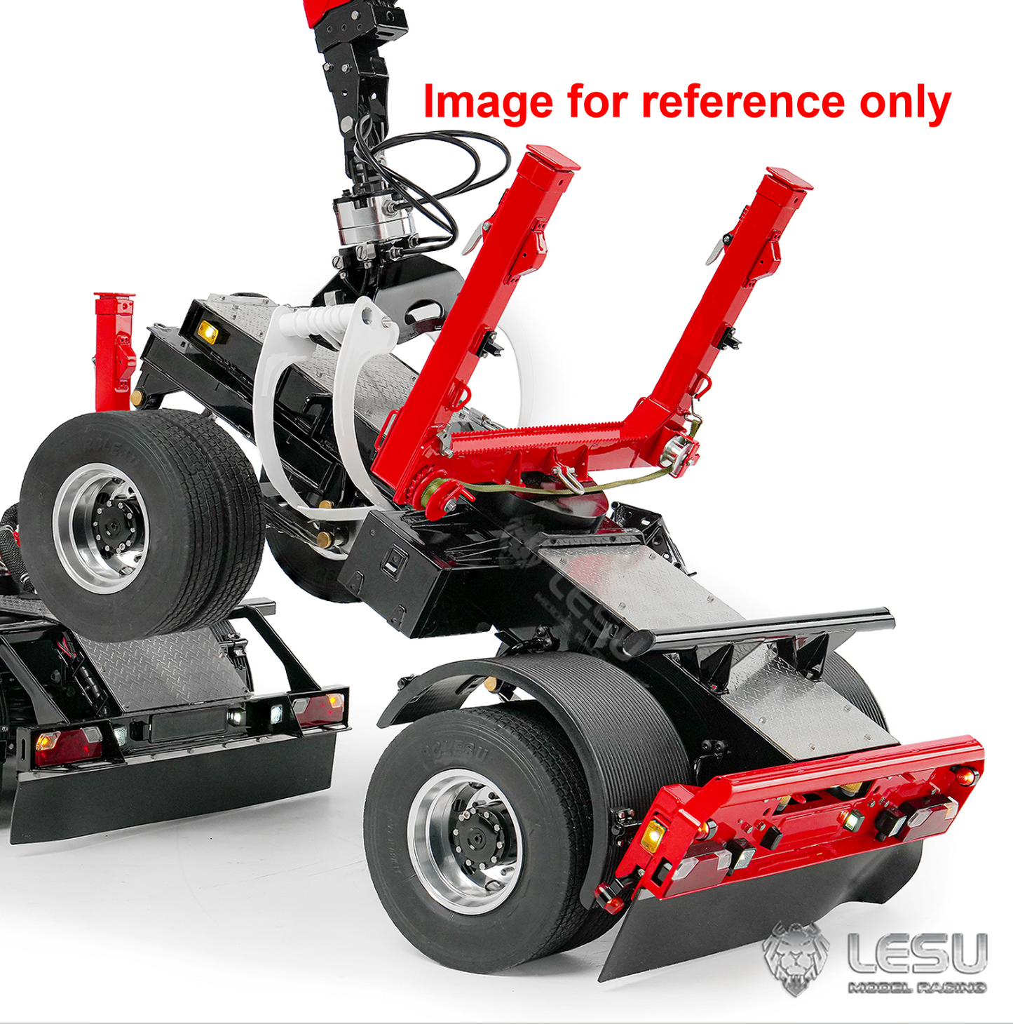 LIMITED-TIME SALE IN Stock LESU Z0073 1/14 RC Logging Truck Timber Transport Vehicle with Hydraulic Crane 6x6 Metal Chassis 8CH Valves 3Speed Gearbox Light Sound