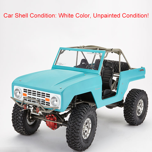 TFL 1/10 4WD Radio Controllrd Cars Rock Crawler Unassembeld Shell Body Metal Chassis DIY Model Electric Vehicles 4WD