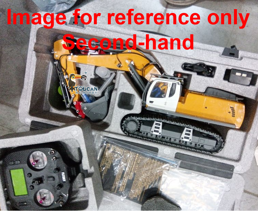 Fast Free Shipping Second Hand US Stock KABOLITE 1/18 K962 100S Remote Control Hydraulic Excavator RC Digger Electric Claw Ripper Hammer Construction Car Machine Toys
