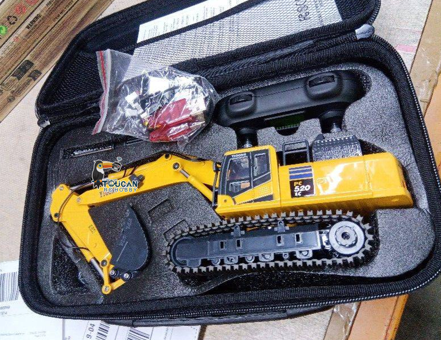 Free Shipping Second Hand US Stock 1/50 RC Digger PC520 Electric Lifting Radio Control Excavator Engineering Vehicle