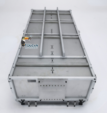 JXModel Metal Operation Cage Fork Telescopic Spreader Cargo Bucket for 1/14 RC Hydraulic Crane Truck F1650 F1650-TD DIY Parts for Enthusiast