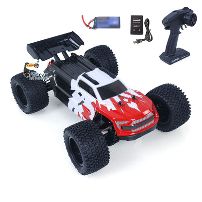 US Stock RTR 1002 1/10 4*4 RC Electric Racing Truck 90KM/H Remote Control Model Car 10KG Servo Nylon Frame Carbon Fiber Shock Towers