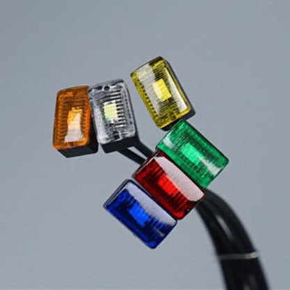 2.2V-3V LED Warning Light Plastic Marker Lamp for DIY TAMIYA 1/14 RC Tractor Truck Model Trailer Dumper Road Rescue Vehicle Car