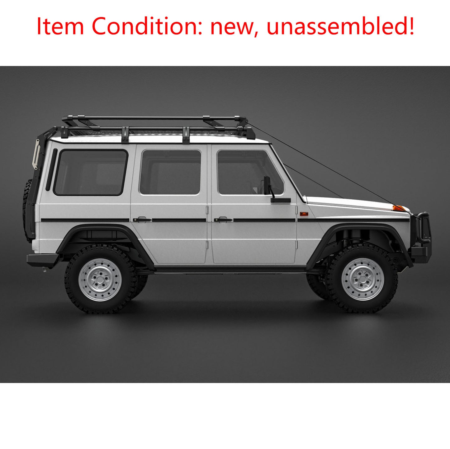 In Stock CAPO 1/8 RC Off Road Car Painted Kit CNC Metal Car Shell Differential Locks Openable Doors 2Speed Gearbox No Electronic Parts