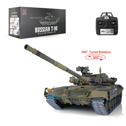 TOUCAN RC HOBBY Henglong 1/16 TK7.0 Promotion Russian T90 3938 RTR RC Tank Model BB IR 360 Degrees Turret Smoke Metal Tracks Gearbox Sprockets Idlers Wheeels