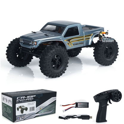 Fast Free Shipping 4x4 1/18 RC Rock Crawler Car Electric Off-road Vehicles Hobby Plus CR18P Fighter