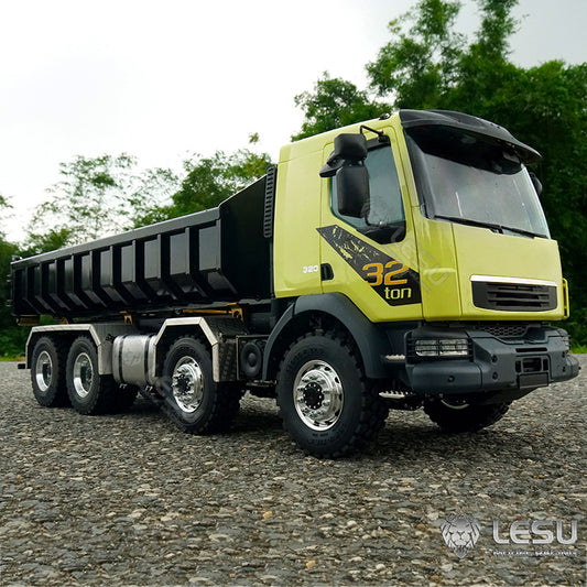 LESU 1/14 8x8 Roll On/Off Hydraulic RC Dumper Radio Controlled Tipper Truck Model