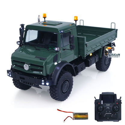 LESU U4023 1/14 Metal RC Off-Road All-Terrain Light Truck with Flysky PL18EV LITE Radio System 3 Speed Transmission Light Sound for Outdoor