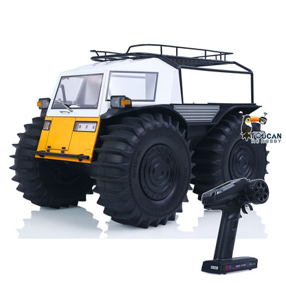 1/10 Scale All-terrain RC Off-road Vehicle Amphibious Climbing Car KIT/RTR D-E077 Painted Light Sound System