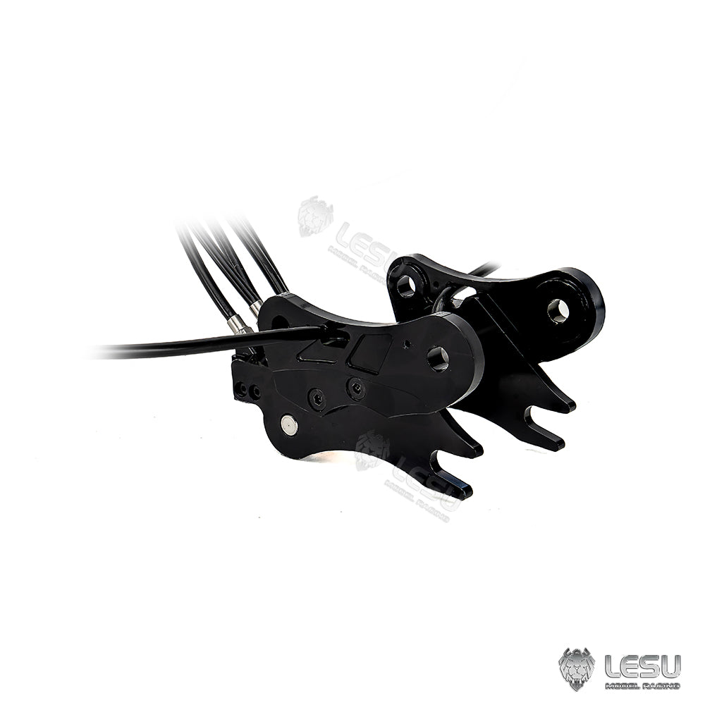 LESU Metal Hydraulic Quick Release Coupler AT-C0063/C0064/C0065/BA-B0003-S/BA-B0027-Q for RC Hydraulic Excavator Aoue C374F B0001 Aoue ET35 B0006 PC30 B0003 Aoue LR960 Tractor AOUE 1050 A0018