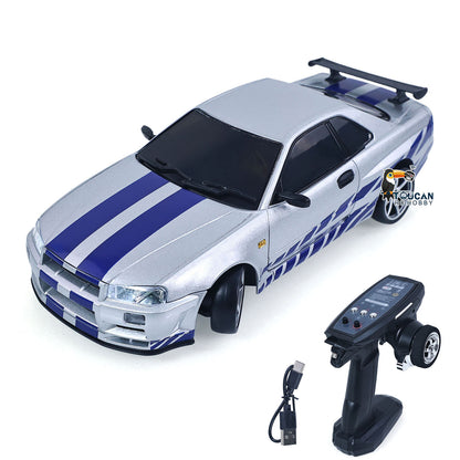 US Stock LDRC 1/18 4x2 RC Racing Car RWD Remote Control Drift Vehicles Model Gyroscope LD1899 Radio Battery Motor ESC Light