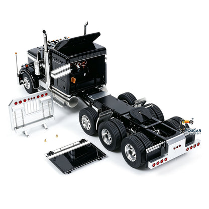 TOUCAN RC HOBBY 56344 Grand Hauler 1/14 8X6 Metal Chassis RC Tractor Truck 3-Speed Liftable Axle Differential Lock Light Sound Smoke
