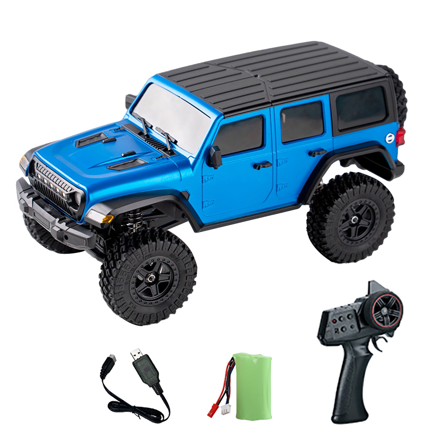 1:18 4*4 RC Simulation Rock Crawler Car C8801 2.4G Wireless Control Off Road Vehicle RTR Crawler Brushed Motor ESC LED Lights