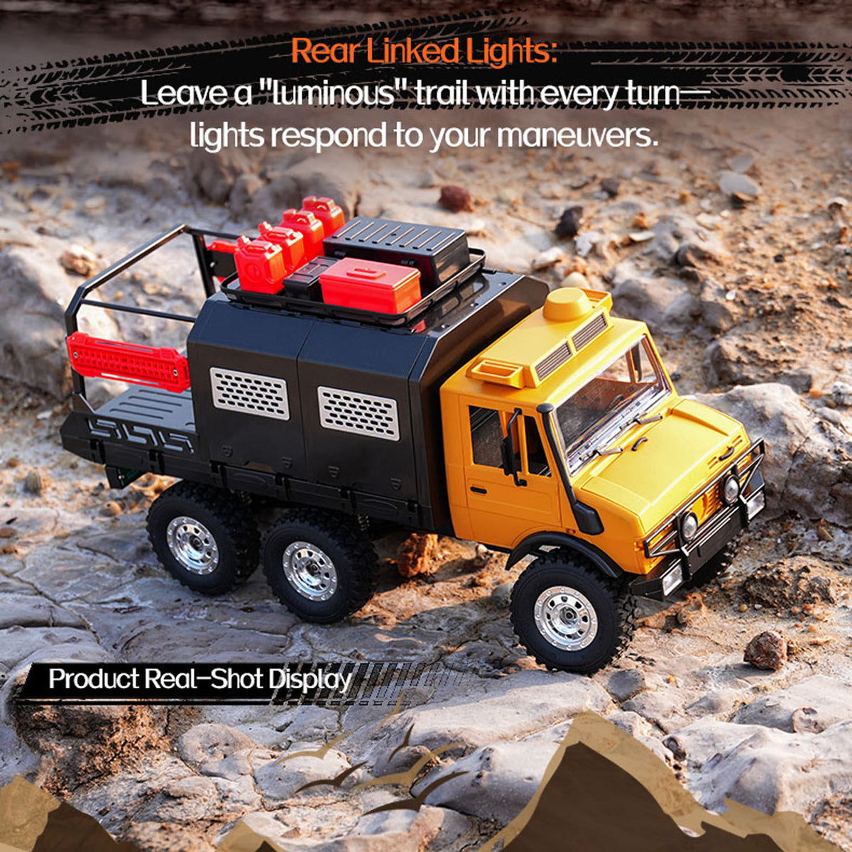 TOUCAN RC HOBBY JJRC C8823C 1/12 6x6 RC Crawler Car Remote Control Off Road Rock Climbing Truck 2 Speed Gearbox LED Lights 370 Brushed Motor