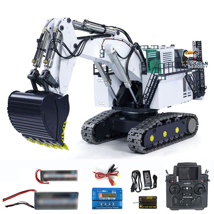IN STOCK Metal 1/25 R9800 RC Hydraulic Equipment Excavator Heavy Duty Remote Control Diggers Double Pump PNP RTR Hobby Models