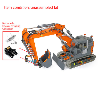 Metal 1/14 LESU Hydraulic RC Excavator Aoue ET26L Painted Remote Controlled Digger DIY Hobby Model Kits Motor ESC